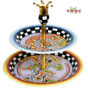 Plato Circular de dos niveles