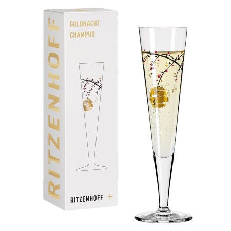 Copa para Champagne Oro y Platino 1014