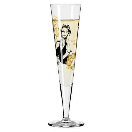 Copa para Champagne Oro y Platino 8282 - Imagen 2
