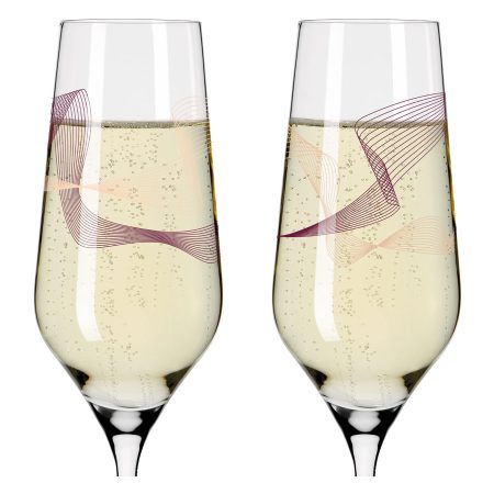 Copas para Espumante Kristallwind PU Set*2