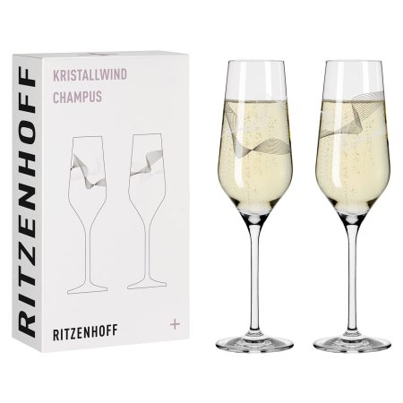 Copas para Espumante Kristallwind GR Set*2 - Imagen 3